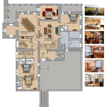 Saar Castle - Cozy Mansion Near Vineyard Hébergement de vacances Serrig